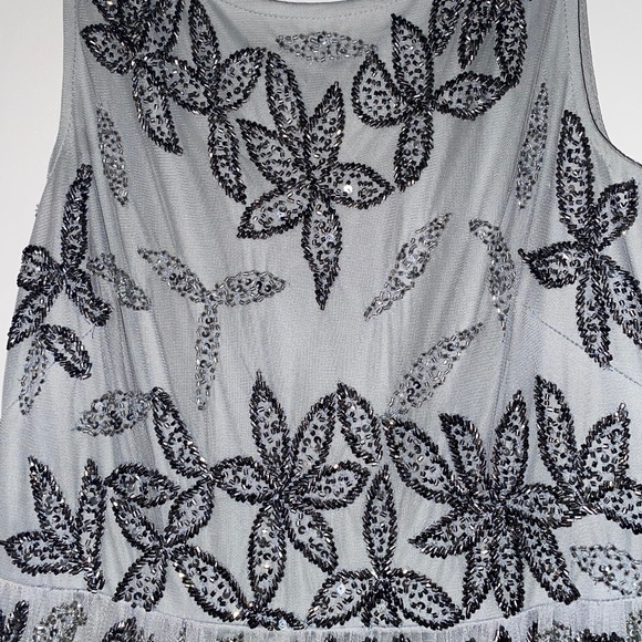 Adrianna Papell beaded/sequin midi dress - Picture 5 of 6